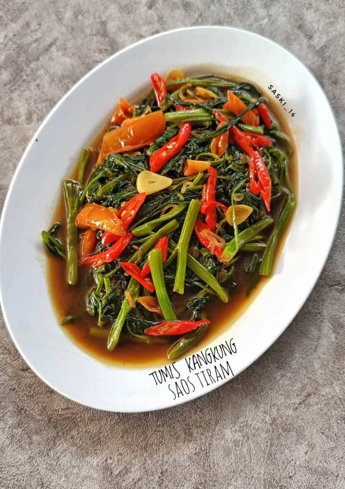 Resep Tumis Kangkung Saus Tiram Lezat dan Praktis